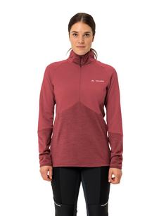 Rückansicht von VAUDE Women's Larice HZ Fleece Jacket Outdoorjacke Damen brick