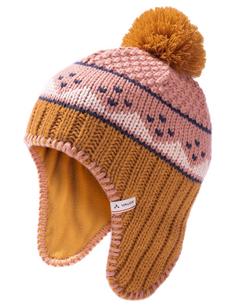 VAUDE Kids Knitted Cap IV Bommelmütze Kinder silt brown/rose