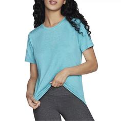 Skechers GODRI SWIFT TEE T-Shirt Damen Petrolblau