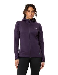 Rückansicht von VAUDE Women's Valsorda Fleece Hoody Outdoorjacke Damen eggplant