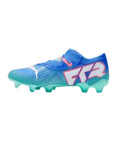 Rückansicht von PUMA FUTURE 7 Ultimate Low FG/AG Eclipse Fußballschuhe blau