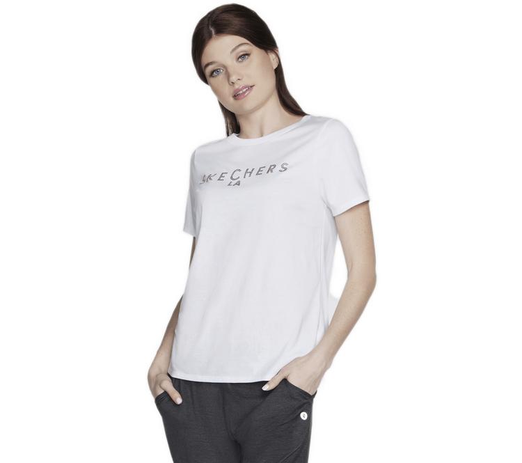 Skechers Skechers SKECHERS SHINE TEE T-Shirt Damen - Wei&szlig; - 0 | SportScheck