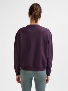 Rückansicht von hummel hmlMT DHYANI SWEATSHIRT Funktionssweatshirt Damen PLUM PERFECT