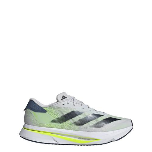 Rückansicht von adidas Adizero Sl2 Laufschuh Laufschuhe Dash Grey / Core Black / Lucid Lemon