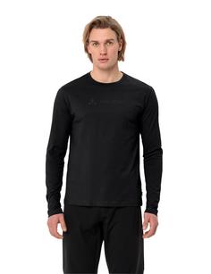 Rückansicht von VAUDE Men's Logo LS T-Shirt T-Shirt Herren black