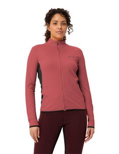 Rückansicht von VAUDE Women's Matera LS Tricot II Fahrradtrikot Damen brick