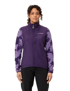 Rückansicht von VAUDE Women's Minaki Mid Jacket Sweatshirt Damen eggplant