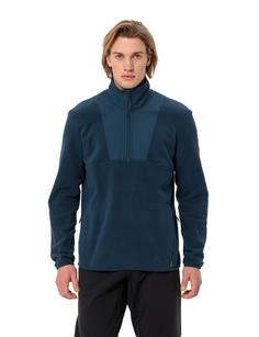 Rückansicht von VAUDE Men's Mineo HZ Pullover Sweatshirt Herren dark sea