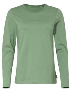 VAUDE Women's Logo LS T-Shirt T-Shirt Damen willow green