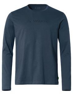 VAUDE Men's Logo LS T-Shirt T-Shirt Herren dark sea