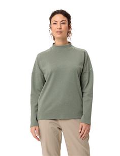 Rückansicht von VAUDE Women's Coreway Pullover T-Shirt Damen willow green