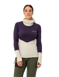 Rückansicht von VAUDE Women's Monviso Hoody Sweatshirt Damen ecru