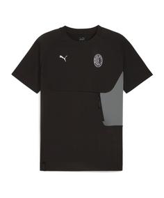 PUMA AC Mailand PUMATECH Pocket T-Shirt Fanshirt schwarzgrau