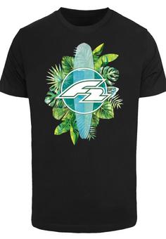 F2 F2 Tropical Surfboards Sommer T-Shirt Herren schwarz