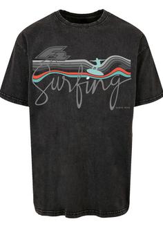 F2 F2 Surfing Sommer Sport T-Shirt Herren schwarz