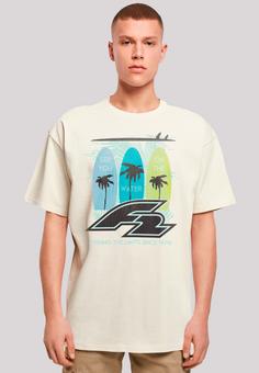 Rückansicht von F2 F2 Surboards See You On The Water T-Shirt Herren sand