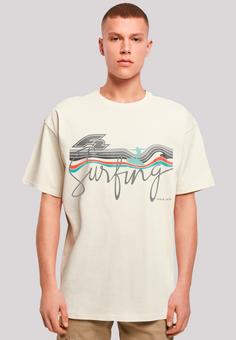 Rückansicht von F2 F2 Surfing Sommer Sport T-Shirt Herren sand