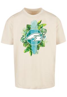 F2 F2 Tropical Surfboards Sommer T-Shirt Herren sand