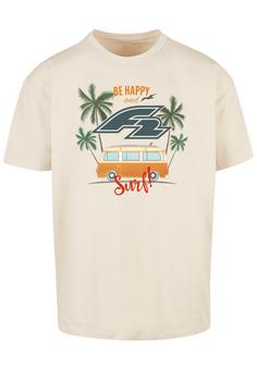 F2 F2 Be Happy And Surf Bulli Sommer T-Shirt Herren sand