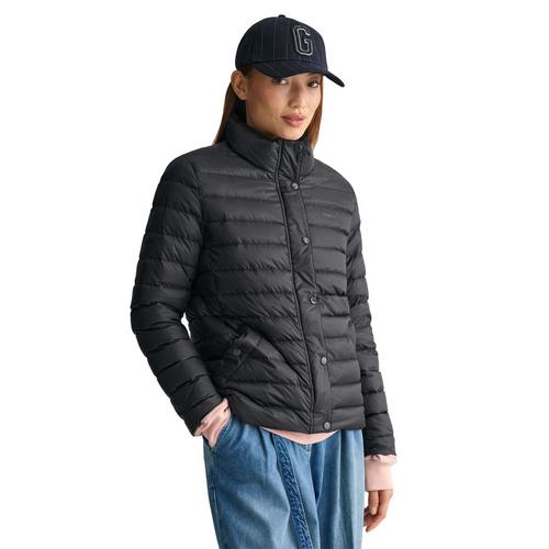 Rückansicht von GANT Steppjacke Steppjacke Damen Schwarz