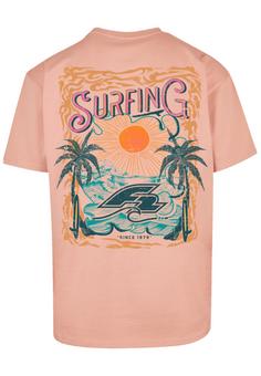 F2 F2 Surfers Sunset Sommer Vibes T-Shirt Herren amber