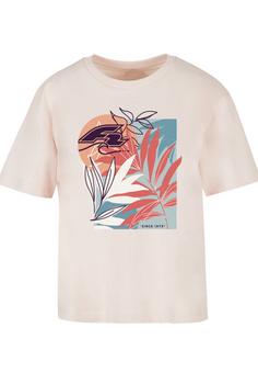 F2 F2 Beach Vibes Sommer Style T-Shirt Damen pink