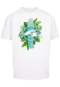 F2 F2 Tropical Surfboards Sommer T-Shirt Herren weiß