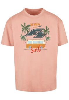 F2 F2 Be Happy And Surf Bulli Sommer T-Shirt Herren amber