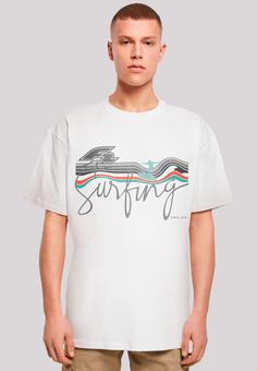 Rückansicht von F2 F2 Surfing Sommer Sport T-Shirt Herren weiß