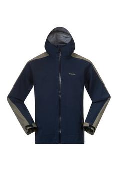 Bergans of Norway Vaagaa Allround Hardshelljacke Herren Navy Blue/Green Mud