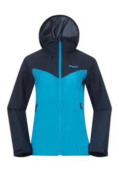 Bergans of Norway Rabot Windbreaker Damen Aqua Lagoon/Navy Blue