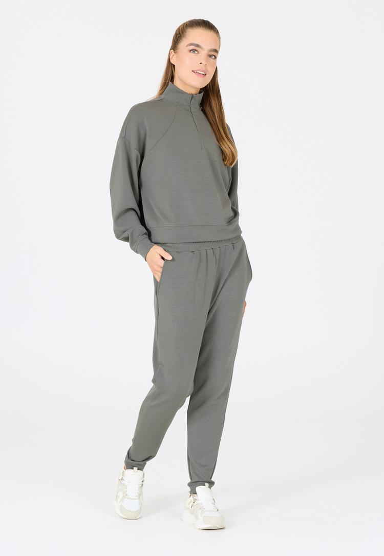 Endurance Endurance Jade Funktionssweatshirt Damen - 3219 Sedona Sage - 0 | SportScheck