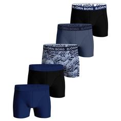 Björn Borg Boxershort Hipster Herren Schwarz/Blau