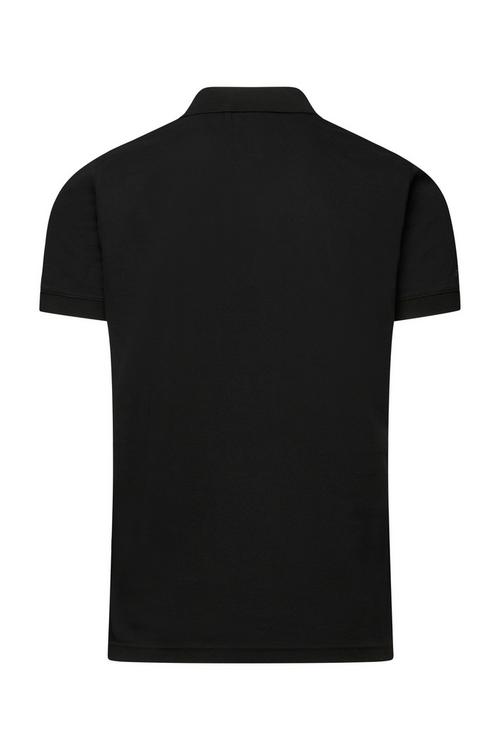 Rückansicht von Jeff Green Ron Poloshirt Herren Black