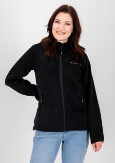 Rückansicht von DEPROC active WAWA BAY Fleecejacke Damen schwarz