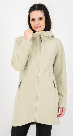 Rückansicht von DEPROC active WAWA PEAK Fleecejacke Damen natur