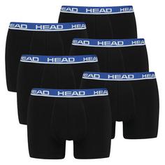 HEAD Boxershort Hipster Herren Schwarz/Blau