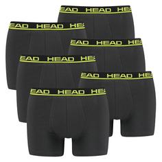 HEAD Boxershort Hipster Herren Anthrazit/Gelb