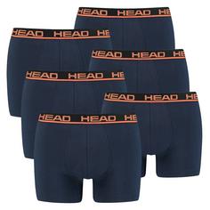 HEAD Boxershort Hipster Herren Dunkelblau/Orange