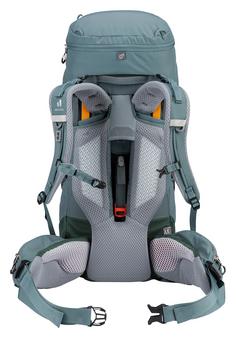 Rückansicht von Deuter Aircontact Core 35+10 SL Trekkingrucksack Damen shale ivy