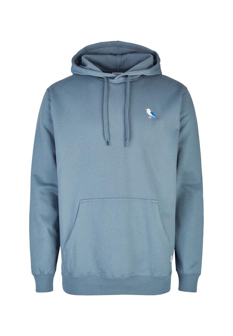Cleptomanicx Cleptomanicx Hooded Embro Gull 2 Kapuzenshirt Herren - Blue Mirage - 0 | SportScheck