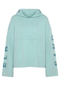 ELBSAND Kapuzenpullover Hoodie Damen - T&uuml;rkis