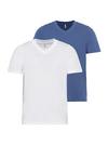 KangaROOS T-Shirt T-Shirt Herren - blau - wei&szlig;