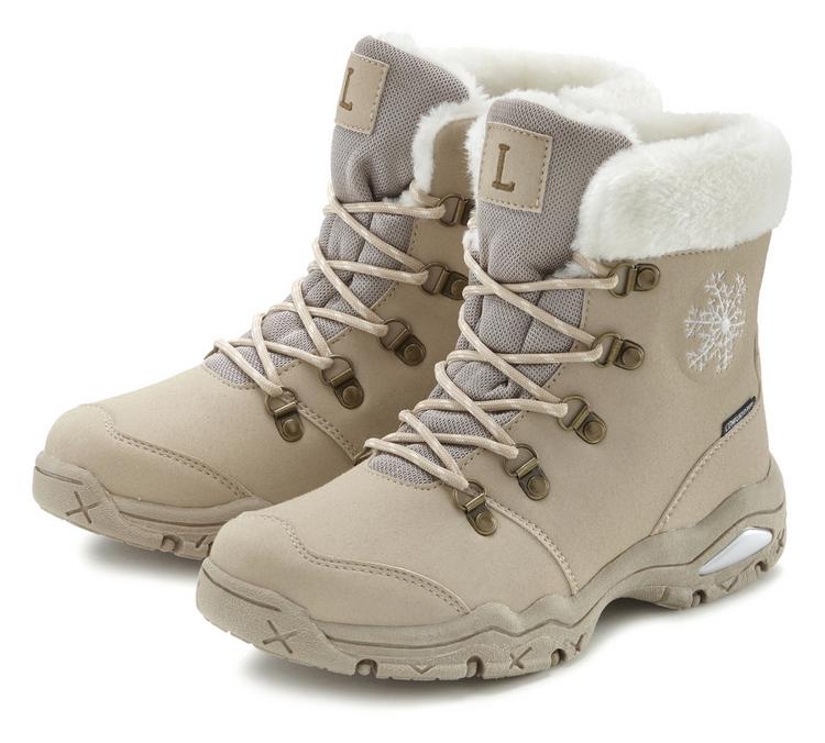 Lascana Lascana Winterstiefelette Boots Damen - beige - 0 | SportScheck