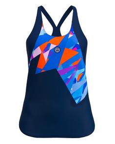 BIDI BADU Spike Tank Tennisshirt Damen dunkelblau/blau