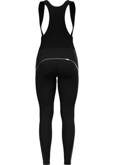 Rückansicht von Odlo ZEROWEIGHT PRO X-WARM Bibtights Damen black(15000)