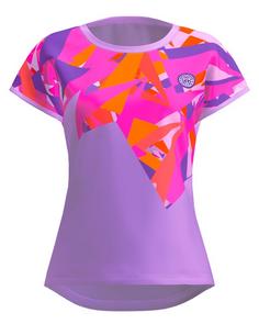 BIDI BADU Spike Capsleeve Tennisshirt Damen lila/pink