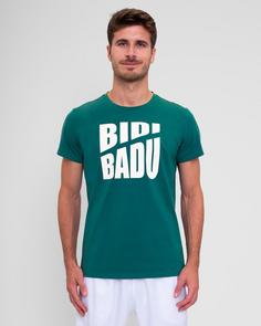 Rückansicht von BIDI BADU Spike Chill Tee Tennisshirt Herren dunkelgrün