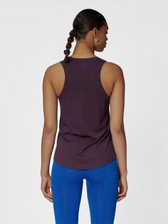 Rückansicht von hummel hmlMT VANJA TOP Funktionstop Damen PLUM PERFECT