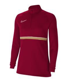 Nike Academy 21 Drill Top Damen Funktionssweatshirt Damen rotweissgelb